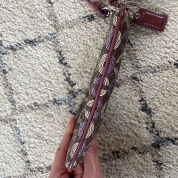 Coach Leather Wristlet - Picture 5 of 6